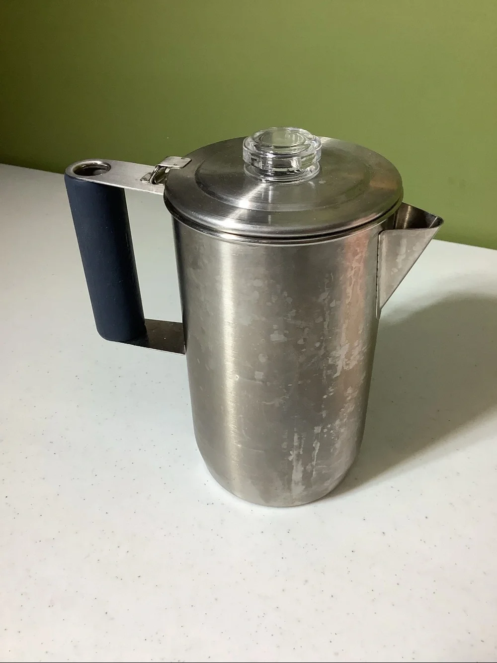 Stanley metal coffee pot for camping